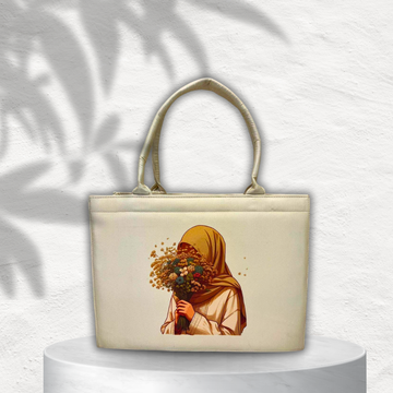Hijabi Girl Illustration Handbag